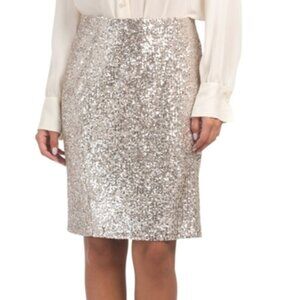 Cable & Gauge Gold Sequin Skirt | Size Large | New